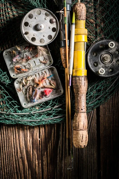 Old Stuff Angler Flies Rods Fishing Equipment Old Wooden Workshop