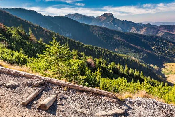 Fantastisk Utsikt Till Tatrabergen Polen Höst — Stockfoto