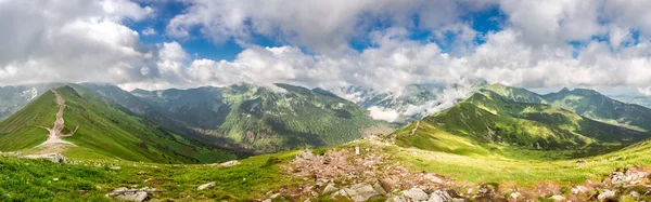 Πανέμορφο Πανόραμα Των Kasprowy Wierch Tatras Πολωνία — Φωτογραφία Αρχείου