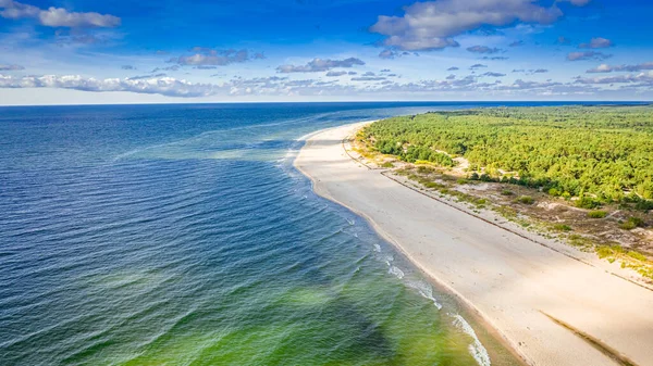 Неймовірний Пляж Півострові Гель Балтійське Море Польщі Європа — стокове фото