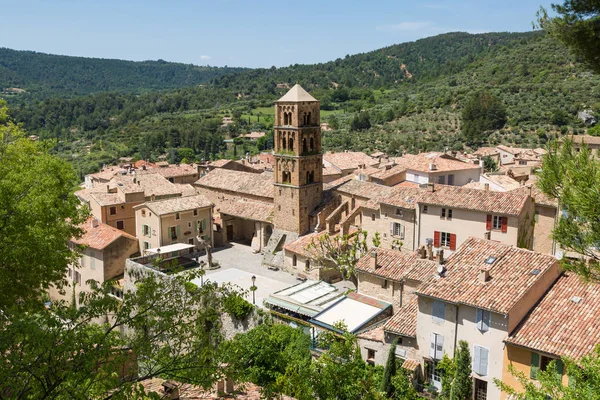 Centre Moustiers Sainte Marie Dans Région Alpes Haute Provence France — Photo