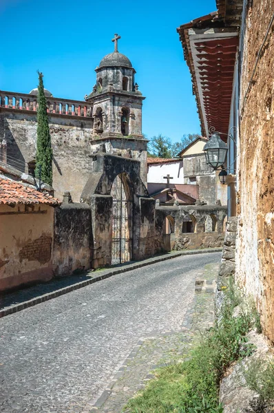 Templo Del Sagrario Michoacan Patzcuaro的墨西哥教堂 — 图库照片