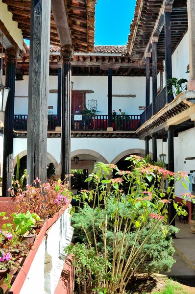 Arquitetura Rústica Aldeia Mexicana Patzcuaro Michoacan — Fotografia de Stock