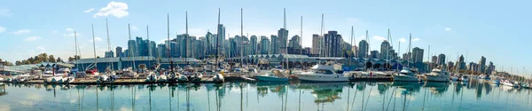 Vancouver Skyline Kolumbia Brytyjska Kanada — Zdjęcie stockowe