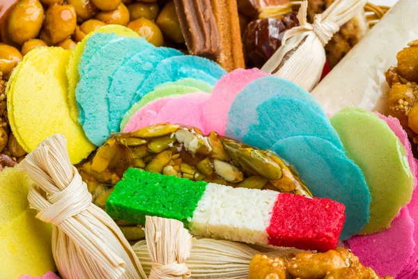 Meksykańskie Cukierki Rzemieślniczy Produkowane Ręcznie Przy Użyciu Tradycyjnego Rzemiosła — Zdjęcie stockowe