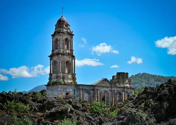 San Juan Parangaricutiro，Michoacan，墨西哥. — 图库照片