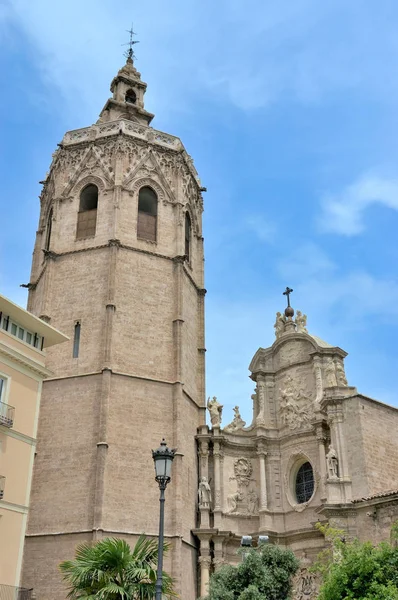 Torre de Miguelete da Catedral de Valência — Fotografia de Stock