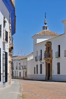 Almagro. Castilla La Mancha, İspanya. Valparaiso Sarayı kez 