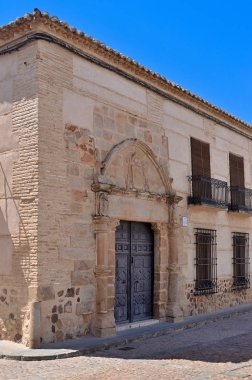 Plaza de Santo 'daki antik kapı Almagro' daki Domingo..