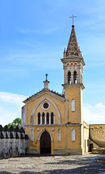 卡门圣母教堂，库埃纳瓦卡大教堂旁 — 图库照片