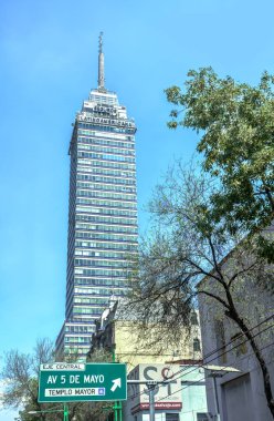 Mexico City Torre Latinoamericana gökdelen