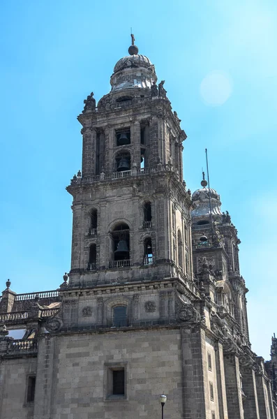 Cidade do México Catedral Metropolitana Bell Tower — Fotografia de Stock