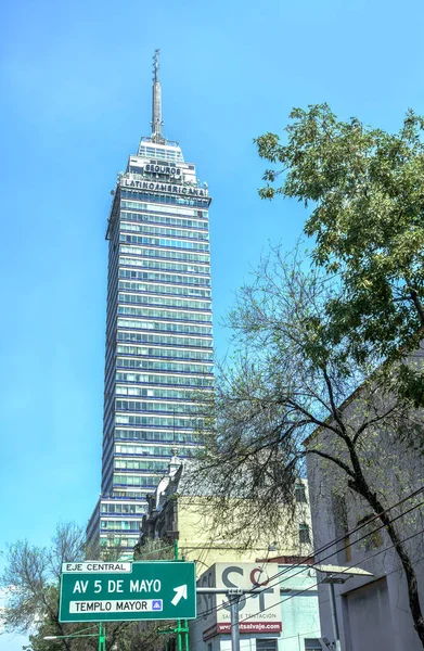 Mexico City Torre Latinoamericana gökdelen