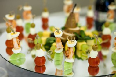 Ziyafet tablo Snacks. Catering