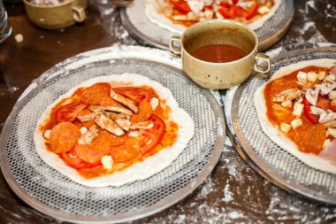 pizza pişirme süreci