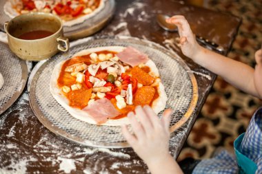 pizza pişirme süreci