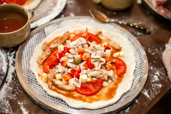 pizza pişirme süreci