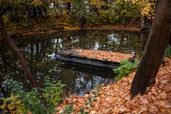 sonbaharda su iskelede