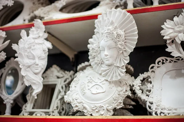 plaster masks. art decor