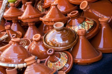 Fas Çarşısı'nda çanak çömlek