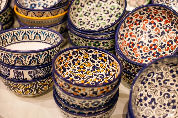 Ceramikę na marokańskim bazarze — Zdjęcie stockowe