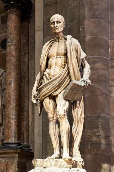 Genç adamın klasik antik heykeli 