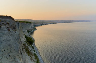 Stepan Razin kayasının güzel manzarası, Volga nehri