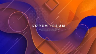 Soyut Memphis arka plan sanat