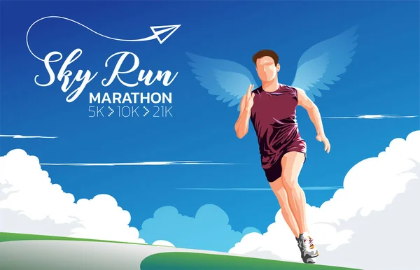 Maraton Gökyüzü Koşusu Tema Sanatı