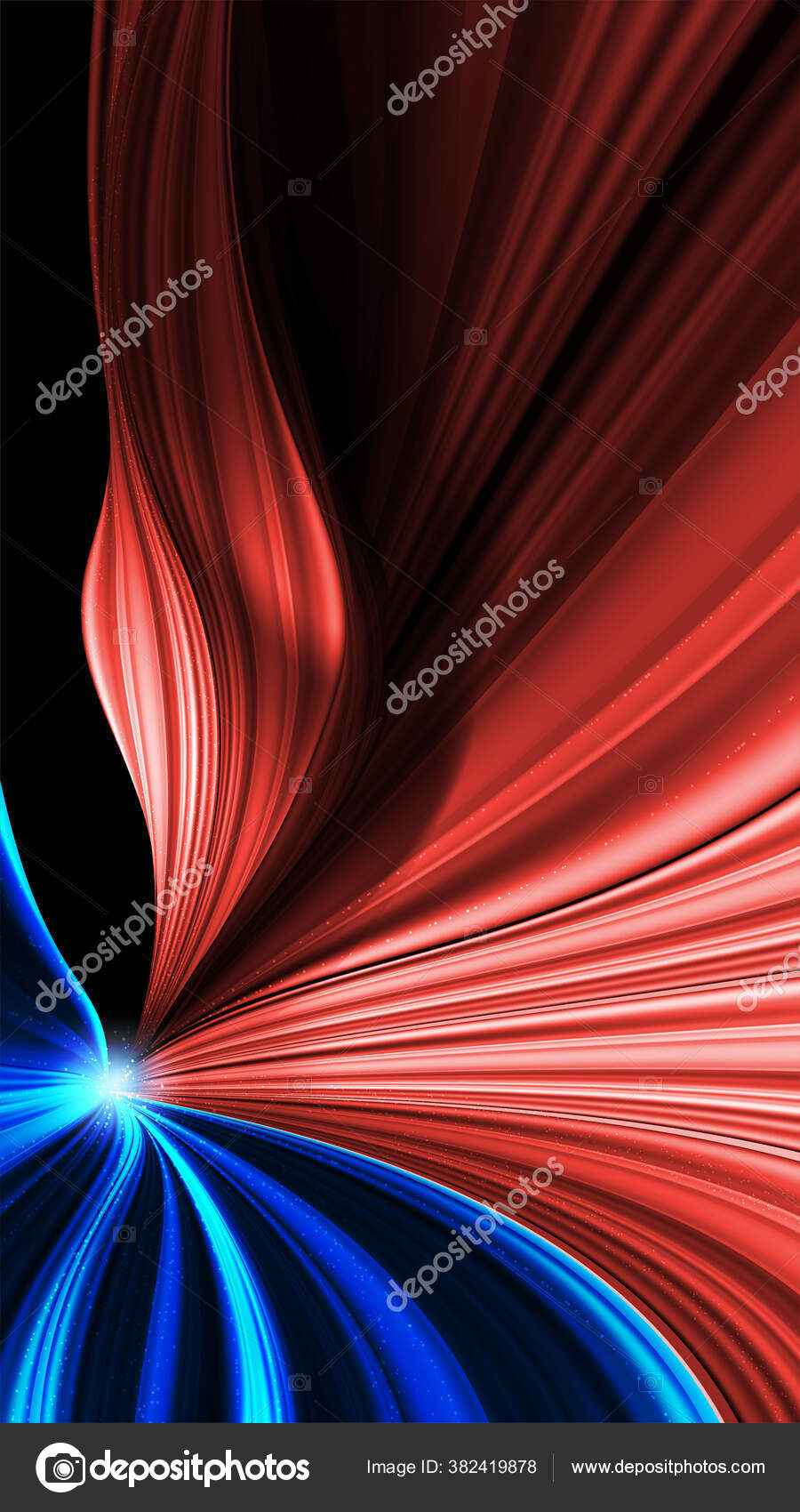 Fondo Abstracto Rayas Onduladas Arte Vectorial Adecuado Para Una Pantalla  Vector de stock #382419878 de ©sustainableart, image size:900x1700