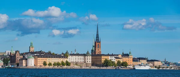 Una Foto Gamla Stan Día Soleado Tomada Del Ayuntamiento — Foto de Stock