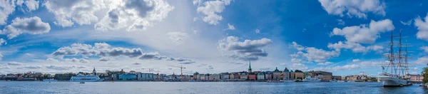 Panorama City Stockholm Eastern Bay Old Town — Stock Photo, Image