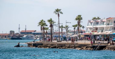 Poseidonos Avenue, Pafos promenade resmini.