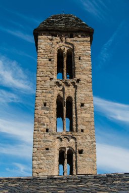 Sant Miquel Engolasters Kilisesi, Andorra la Vella yakınındaki taş Kulesi resmini.