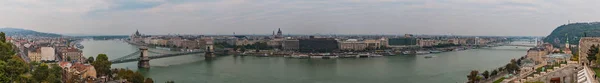 Una Foto Panoramica Budapest Vista Dalla Collina Buda — Foto Stock