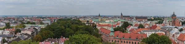 Панорама Города Кракова — стоковое фото