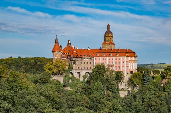 Picture Ksiaz Castle Seen Nearby Observation Point — Stock Photo, Image