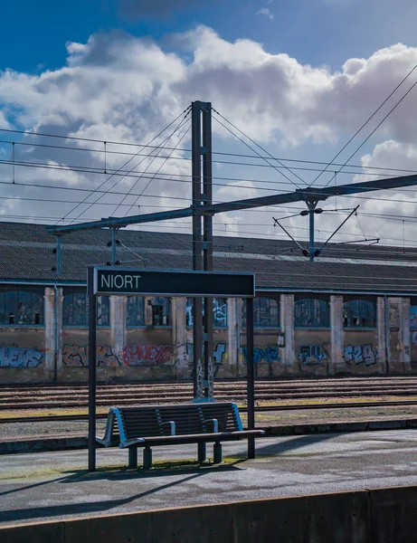 Bild Niorts Tågstation — Stockfoto