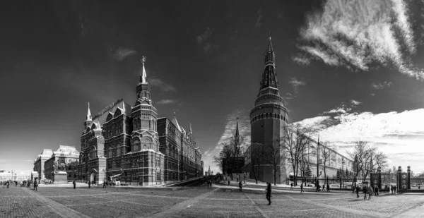 Panorama Moscou Centré Sur Kremlin Musée Historique National — Photo