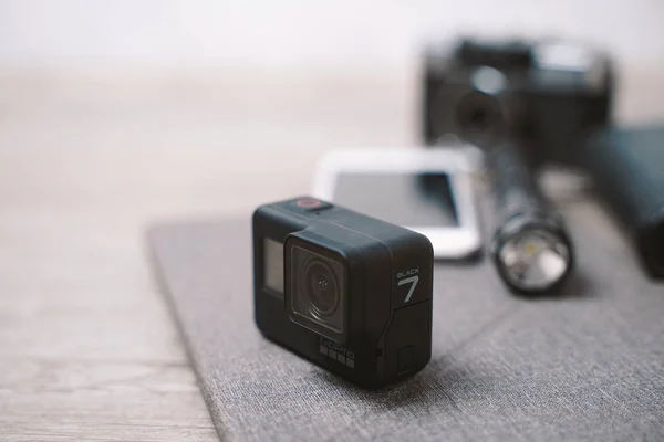 Bangkok Thailand October 2018 New Gopro Hero Black Action Camera — Stock Photo, Image