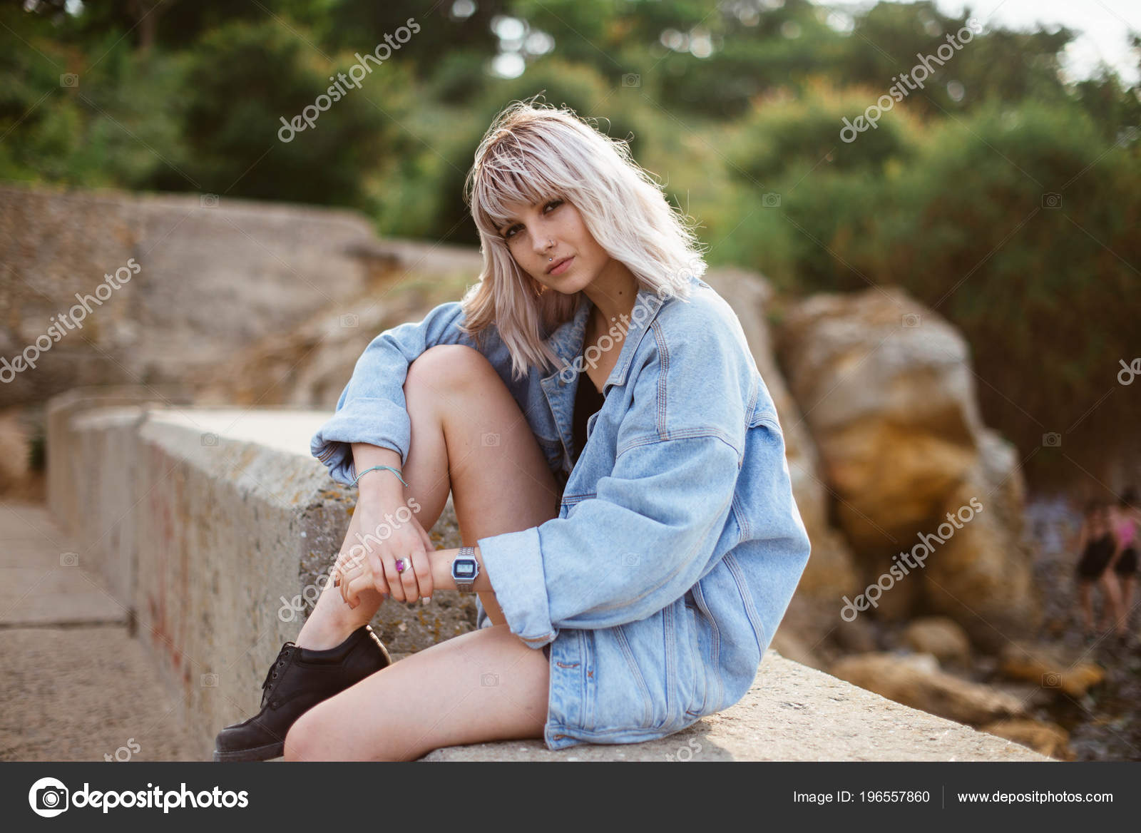 Blonde Hipster Teen