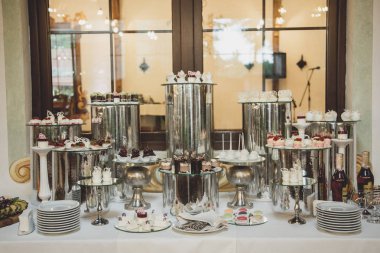 Lezzetli düğün Resepsiyon çikolata