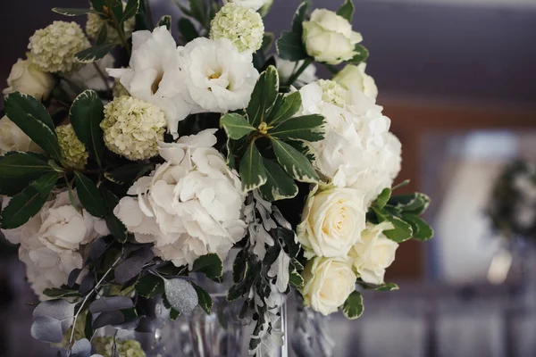 Decoração Casamento Com Flores Para Cerimônia — Fotografia de Stock