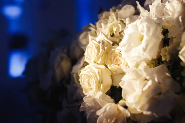 Decoração Casamento Com Flores Para Cerimônia — Fotografia de Stock