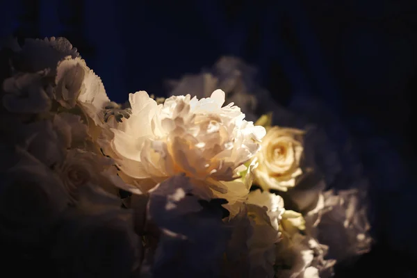 Decoração Casamento Com Flores Para Cerimônia — Fotografia de Stock