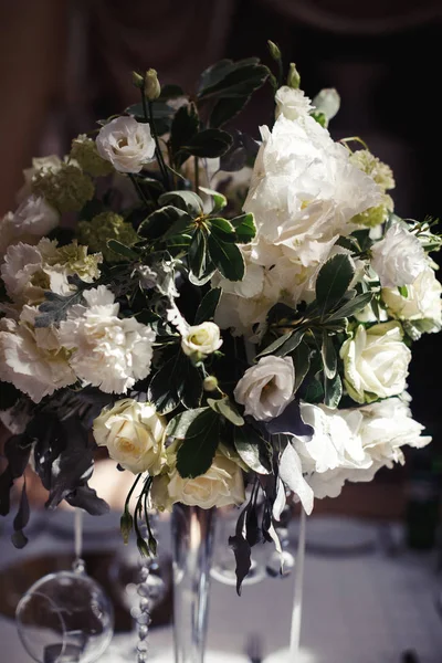 Decoração Casamento Com Flores Para Cerimônia — Fotografia de Stock