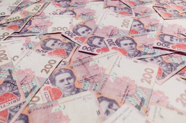Ukraynalı para hryvnias. Ulusal para birimi.