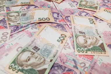 Ukraynalı hryvnia. Banknot, arka plan