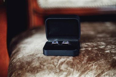 arka plan üzerinde şık alyans