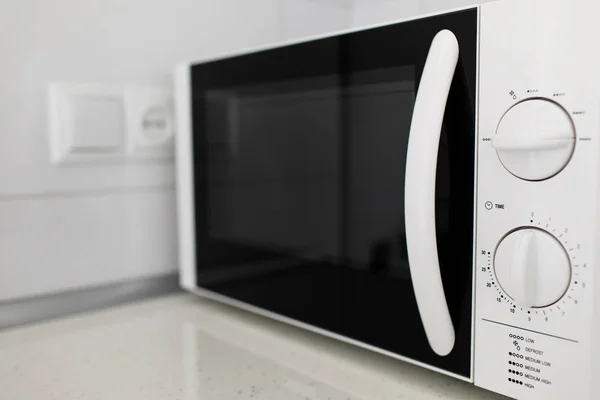 Microwave Oven Modern Latar Belakang — Stok Foto